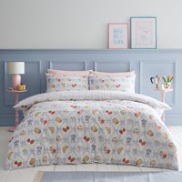Brunch Club Duvet Set - White / King