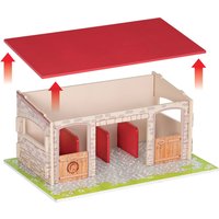 PAPO Horses and Ponies Horse Boxes Toy Playset - Red