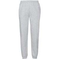 Mens Elasticated Jogging Bottoms - Heather Grey