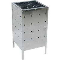 Oypla, 90L Square Garden Galvanised Incinerator Fire Bin Rubbish Pit - Steel Oypla, 90L Square Garden Galvanised Incinerator Fire Bin Rubbish Pit - Steel