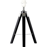 Clipper Tripod Table Lamp - Black / 20cm / Base Only