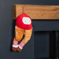 Battery Operated Animated Door Hanging Reindeer Legs Decoration - Brown
