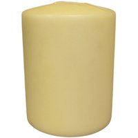 Premium German Church Candle with 3 Wicks Long Burn Time - Cream