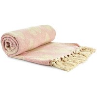 Love Cotton Throw - Pink / Small