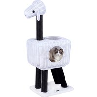 110cm Lamb Shaped Cat Tower with Condo - White