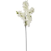Lemon Pavilion Furniture and Decor Large Full Cherry Blossom Stem - Plastic - L6 x W8 x H100 cm - White
