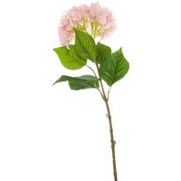 Lemon Pavilion Furniture and Decor Single Hydrangea Artificial Flower - L10 x W18 x H70 cm - Pink