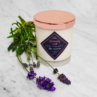 Lavender and Ylang Ylang Aromatherapy Naturally Scented Candle - White