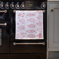 Winter Toys Kitchen Towel - Red