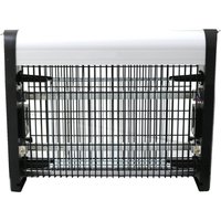 16W Electric UV Light Insect Mosquito Fly Bug Zapper Killer - Silver