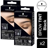 Schwarzkopf Brow Tint Professional Black Permanent Eyebrow Dye Tinting Kit - Buy 2 - Black / 6cm / 0.08kg
