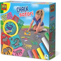 SES CREATIVE, SES CREATIVE Playground Chalk Safari - 02204 - Multi-colour SES CREATIVE, SES CREATIVE Playground Chalk Safari - 02204 - Multi-colour