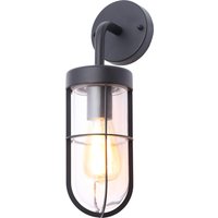 Litecraft, Astley Outdoor Cage Wall Light - Black Litecraft, Astley Outdoor Cage Wall Light - Black