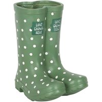 Light Green Welly Boot Planter - Green