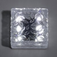 Outdoor Solar LED Light Brick - Cool White