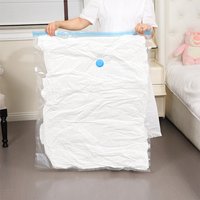 6 Pack Vacuum Compression Storage Bags - Clear