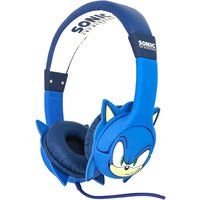 Sonic The Hedgehog Childrens Headphones with Moulded Ears - Blue