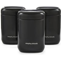 Morphy Richards Small Storage Canister Set - Black
