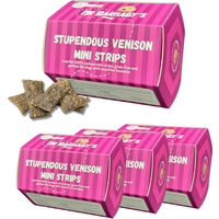 Mr Barnaby's Stupendous Venison Mini Strips Dog Treats - N/A / 4
