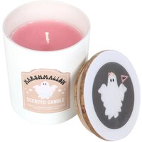 Ghost Toasted Marshmallow Candle Cozy Autumn Scent Giftable - White