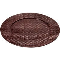 Pandanus Brown Charger Plate - Brown