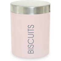 Liberty Light Pink Biscuit Canister - Pink
