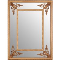 Riza Large Bubble Effect Wall Mirror - Gold