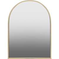 Lulu Antique Finish Rectangular Wall Mirror - Gold