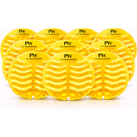 Urinal Mats Pack of 10 Fresh Lemon Scent Anti-Splash and 30 Day Odour Control Individually Wrapped 1
