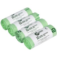 All-Green 10 Litre Compostable Food Waste Bin Liners - Green / 4