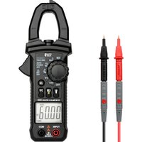 Autojack Digital Clamp Meter AC DC Current Voltage Multimeter - Black