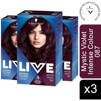 Schwarzkopf Live Intense 087 Mystic Violet Permanent Hair Dye - 087 Mystic Violet