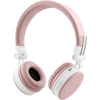 Wireless Foldable On Ear Headphones STREETZ - Pink