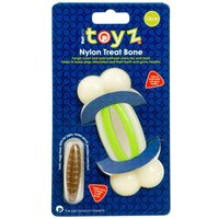 Petface, Petface Nylon Treat Bone 15CM - Mxed Petface, Petface Nylon Treat Bone 15CM - Mxed