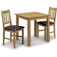 Coxmoor Oak Square Table and Chairs Set - Brown