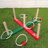 Kids Quoits Game - Red/Green