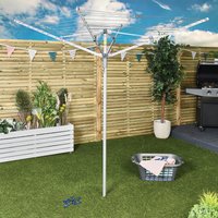 Addis 45 Metre Rectangular Arm Rotary - Grey