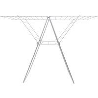 Iron Winged Lightweight Clothes Airer - White