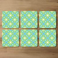 Green Optimal Boho Chic Coaster - Green