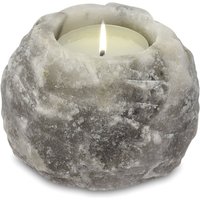 Himalayan Grey Salt Candle Holder for Atmosphere - Grey