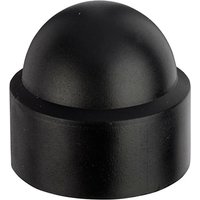 Black Plastic Cover Caps M10 - NNCB10 - Box of 100 - Grey