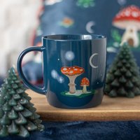 Mushroom Mug 350ml - Blue