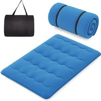 Double Size Roll Up Mattress - Blue