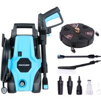 Pressure Washer Jet Power Wash with Patio Attachment - Blue