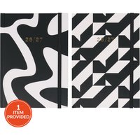 2027 Black and White Printed Diary
