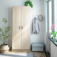 VITA 2 Door Kitchen Utility Room Cabinet - Oak