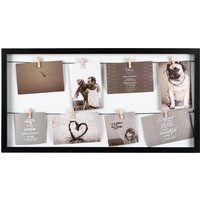 Black/White Photo Peg Frame