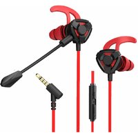In-Ear Earphones with Built In Microphone - Red