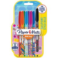 Papermate, Pack of Eight Papermate InkJoy Candy Pop Ballpoint Pens Papermate, Pack of Eight Papermate InkJoy Candy Pop Ballpoint Pens