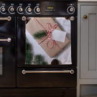 Christmas Gift Box Kitchen Towel - Gold